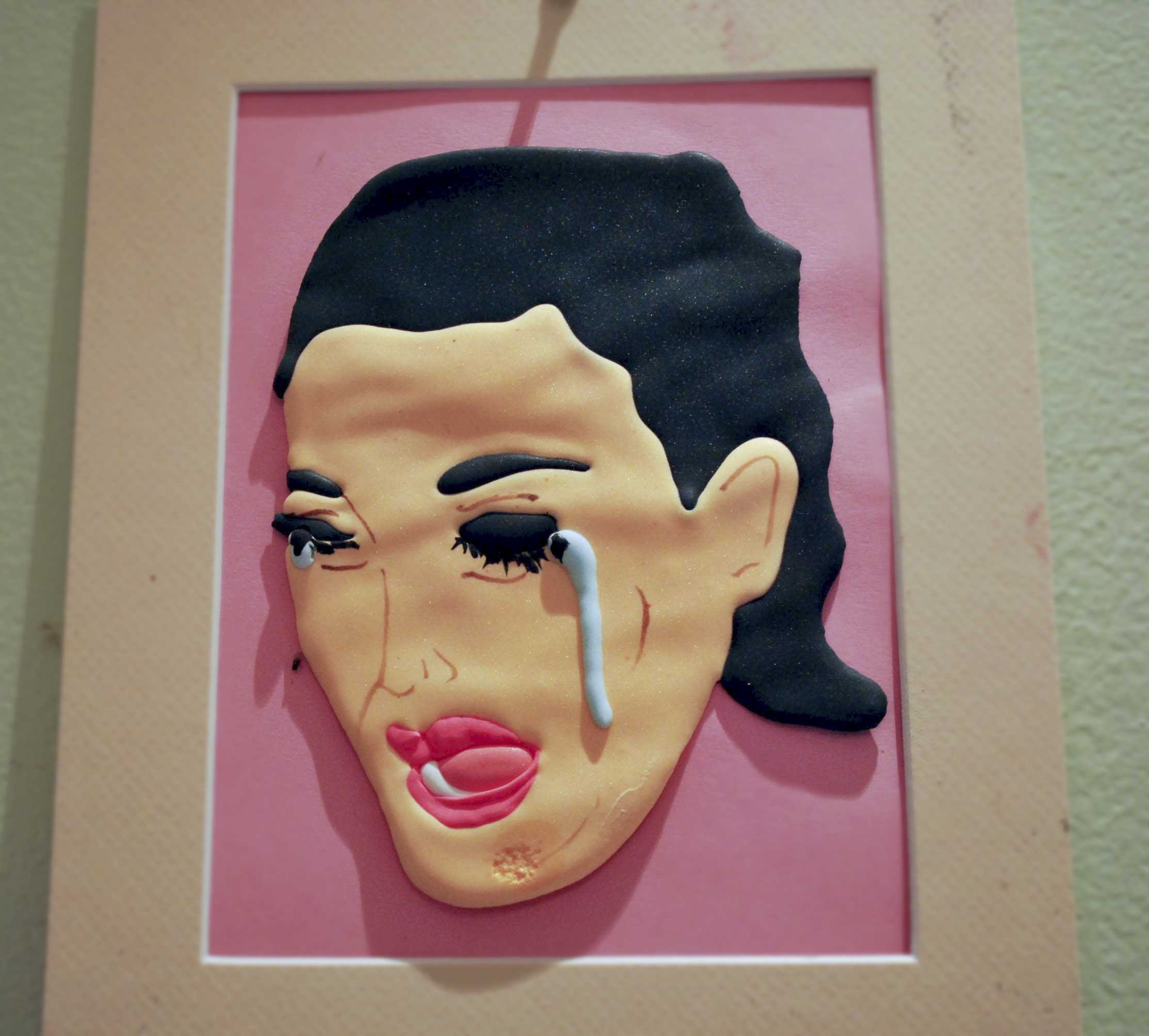 Cupcake Market, at 74 E 7th St., serves various cookies shaped like famous pop figures. It's definitely worth a visit if you've ever been curious about what Kim Kardashian's crying face tastes like.