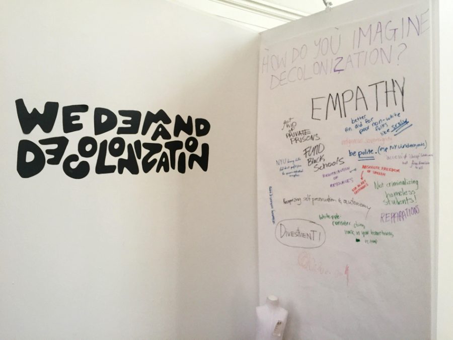 A+new+student-run+group+for+people+of+color+called+NYU+DEPT.+is+within+the+NYU+Steinhardt+Department+of+Art+and+Art+Professions.+The+showcase%2C+%E2%80%9CA+Call+to+Action+and+Solidarity%2C%E2%80%9D+is+open+until+Mar.+3+at+the+Commons+Gallery+in+the+Barney+Building.+