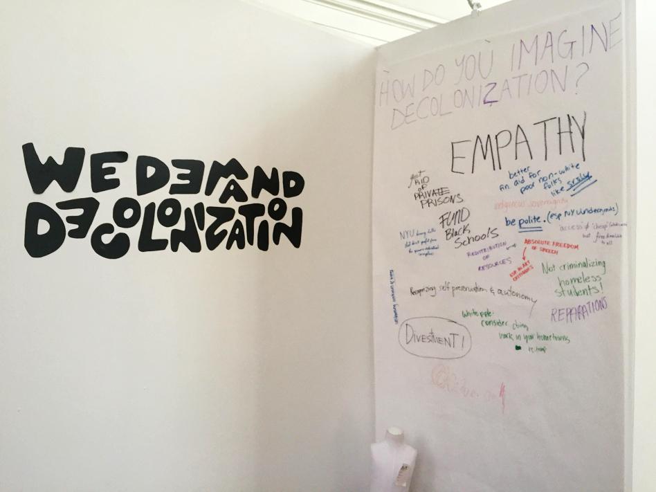 A new student-run group for people of color called NYU DEPT. is within the NYU Steinhardt Department of Art and Art Professions. The showcase, “A Call to Action and Solidarity,” is open until Mar. 3 at the Commons Gallery in the Barney Building.