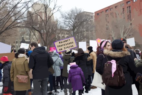 Adjunct Professors in Favor of Strike