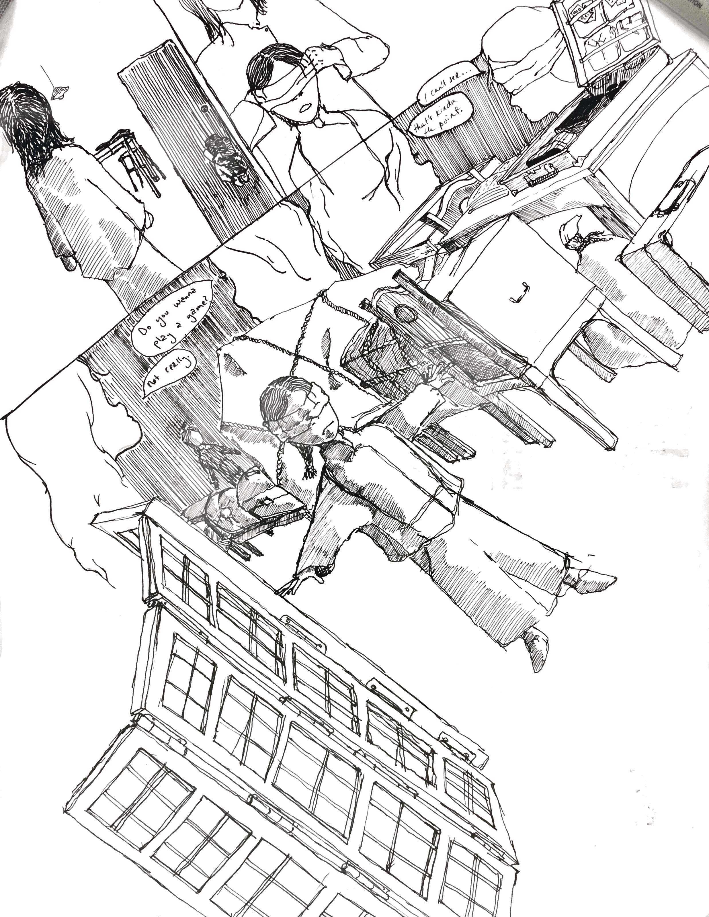 Alexander Lu’s character Mi-Jiang, for his film “Paper Daughters.” The fictional immigrant child is based on Lu's 12 year old sister.