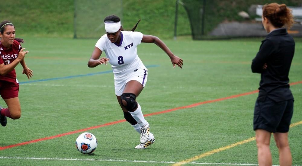 CAS transfer junior, Marquel Love scoring against Stockton, October 20th, 2016. A number of NYU’s key athletes are transfer students.