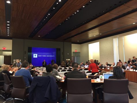University Senate Discusses New Freshman Housing, Sexual Misconduct