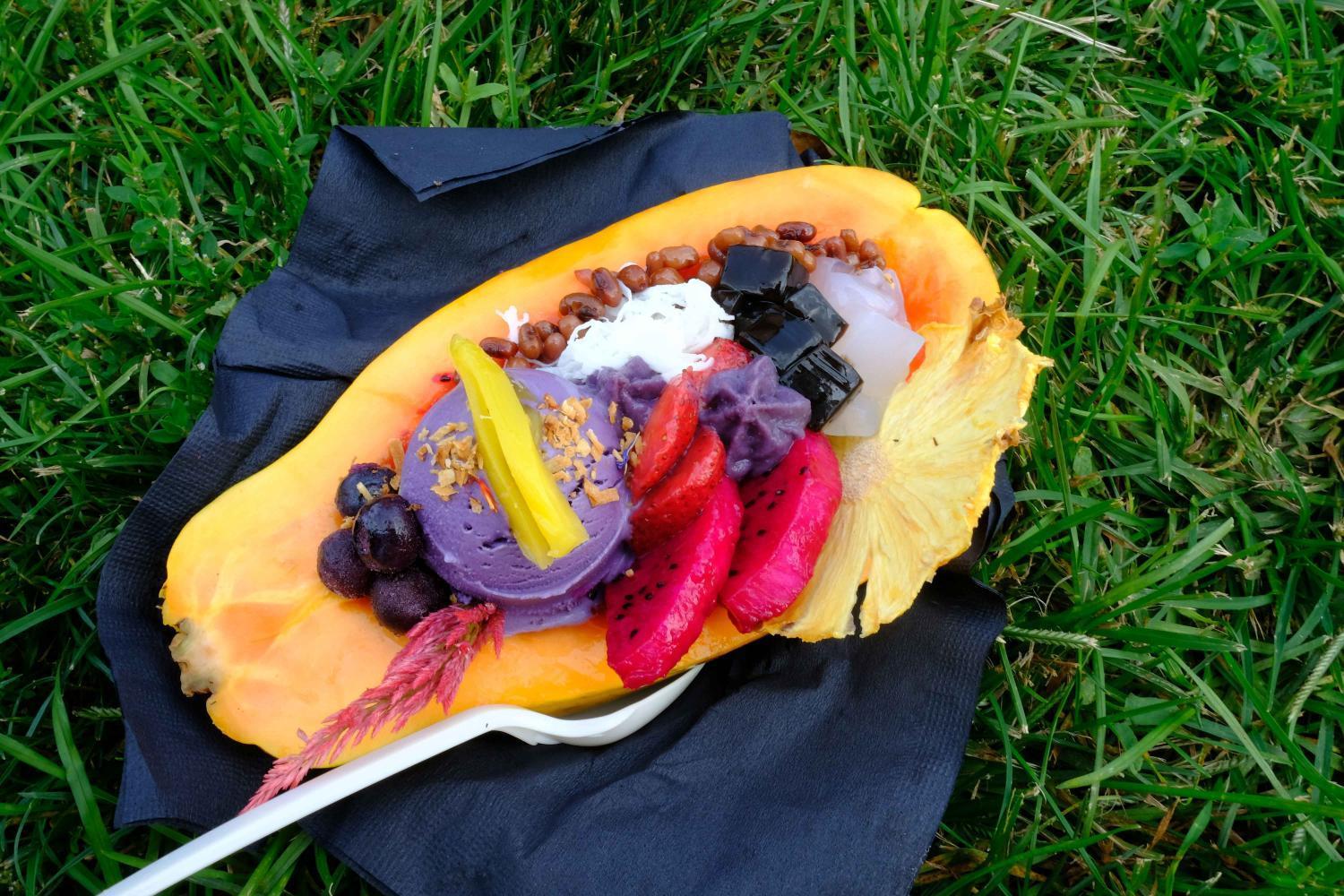 Smorgasburg, one of the must-go spots in Williamsburg, is a seasonal food festival with over 75 vendors held every Saturday.