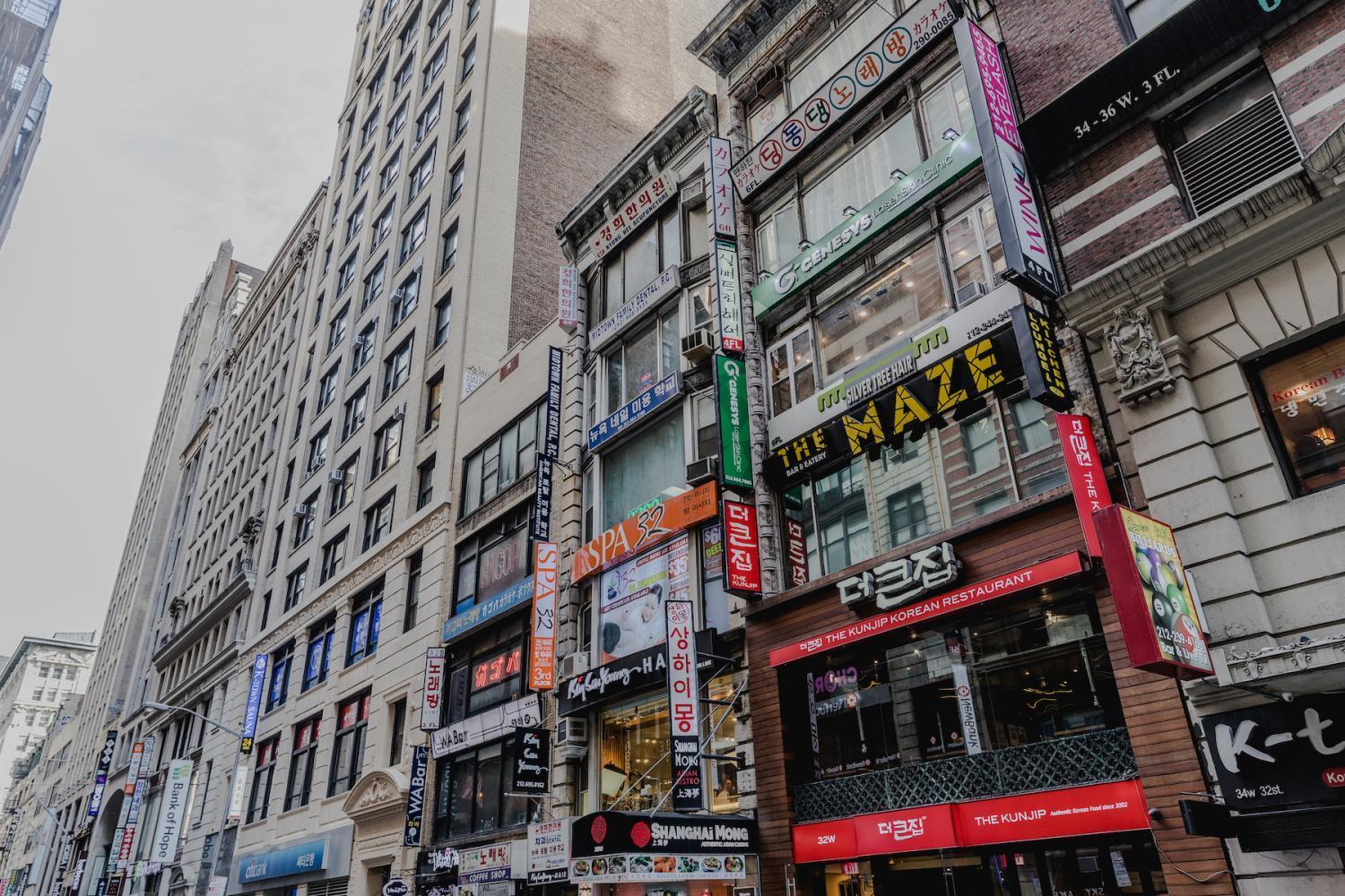 Located in Midtown, Koreatown is only one street on W 32nd St. between 5th and 6th Ave. called Korea Way. You can find anything ranging from half-and-half fried chicken to korean beauty products.