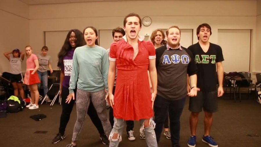 The+College+of+Arts+and+Science+Theatre+presented+%E2%80%9CForbidden+NYU%E2%80%9D+Friday+night%2C+where+performers+sang+classic+Broadway+hits%2C+but+with+lyrics+to+fit+all+things+NYU.