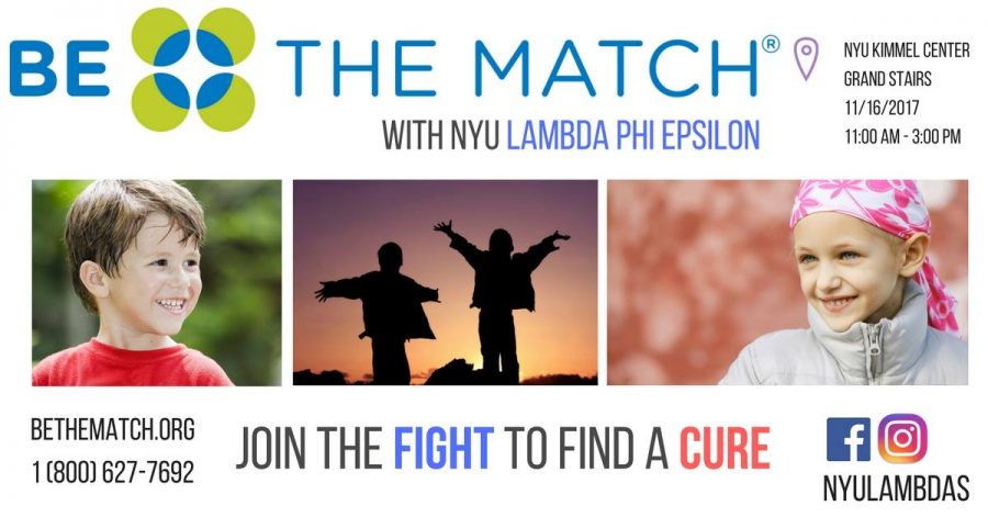 On+Nov.+16+NYU+fraternity+Lambda+Phi+Epsilon+held+a+bone+marrow+drive+to+get+NYU+students+to+sign+up+as+potential+donors+for+those+in+need.