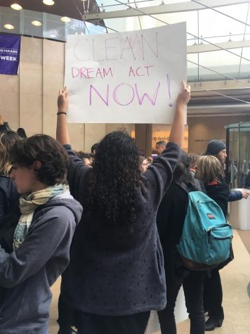 NYU Students Walk Out to Clean the Dream Act