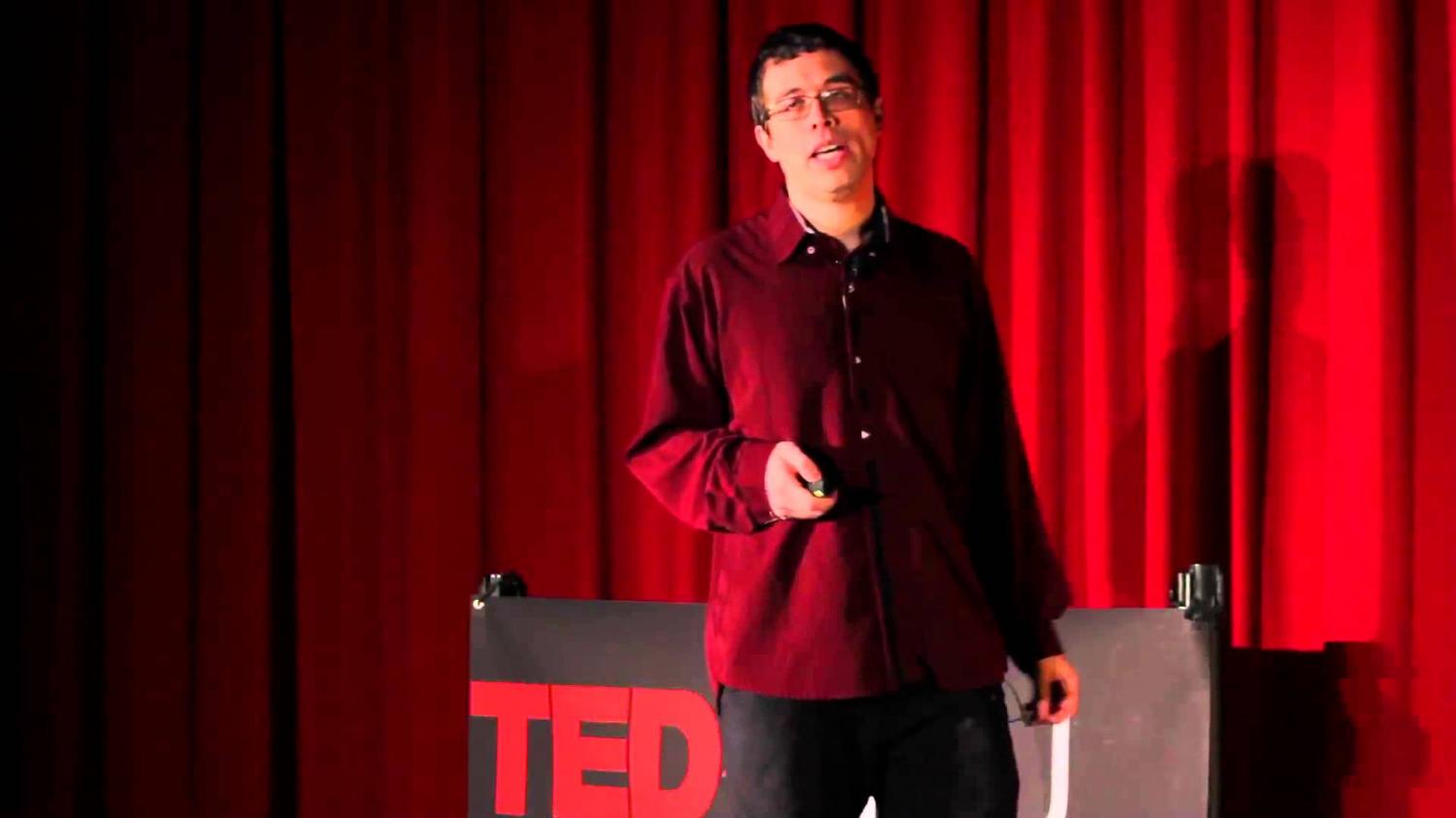 NYU Professor of Psychology Pascal, who conducted a study on movie reviews, at a TedxNYU talk.