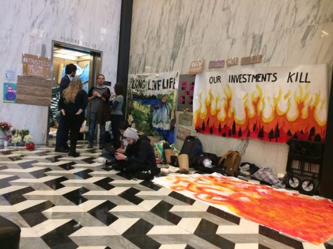 NYU Divest Occupying Administrative Elevator in Bobst until Demands Met