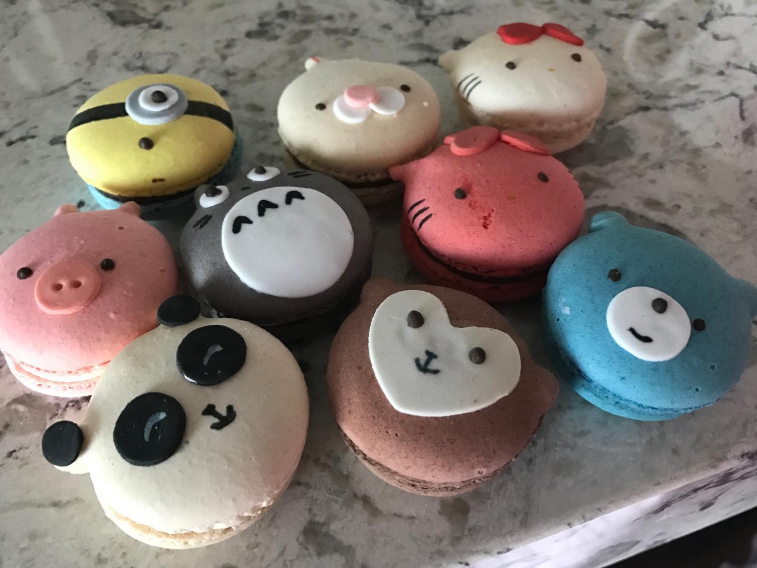Although these macaroons were cute in presentation, they didn't live up to Feng's culinary expectations.