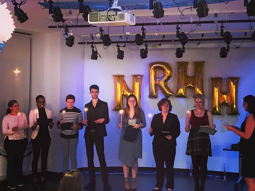 Each semester, National Residence Hall Honorary holds an induction ceremony to welcome new members.