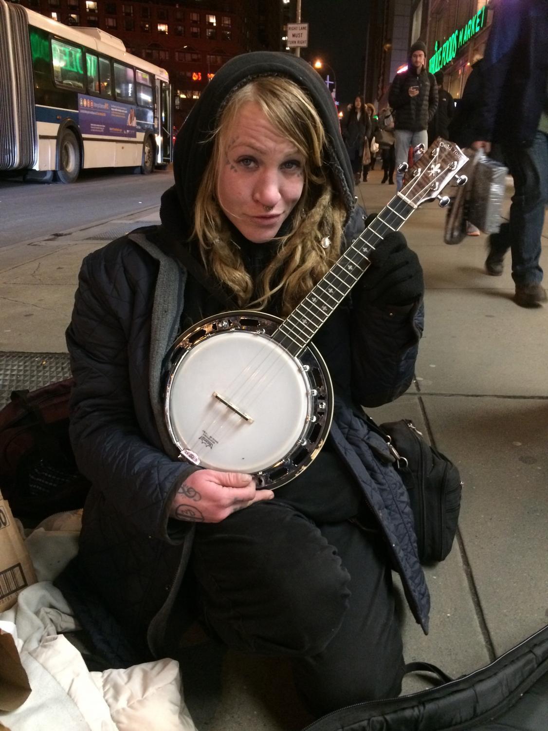 Kayla, experiencing homelessness in New York City, discusses the issues of living on the streets during the winter.