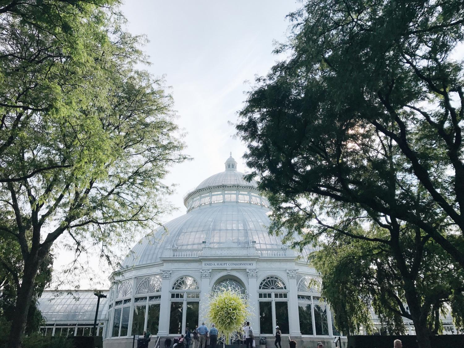 The Enid A. Haupt Conservatory in the New York Botanical Garden. This garden in the Bronx is another great spot to explore in the spring.