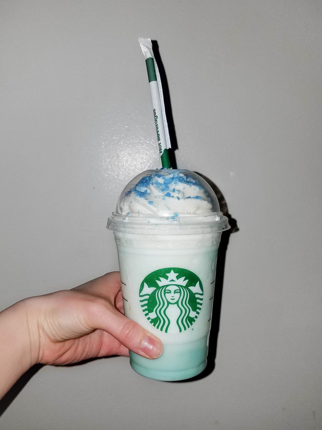 Starbucks’ new peach flavored Crystal Ball Frappuccino features candy gems that will “reveal your fortune” and is available for a limited time.