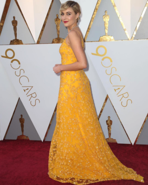 Greta Gerwig at the 90th Academy Awards Ceremony on Mar. 4.