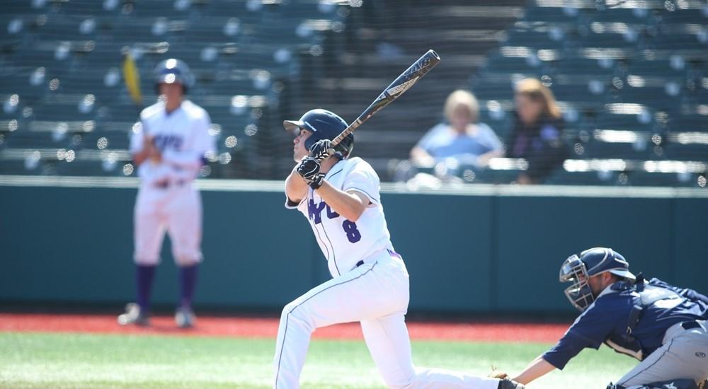 Stern Junior Jack Walter hit a home run in the second inning helping to lead the NYU baseball team to 15-1 win over RPI on April 8.