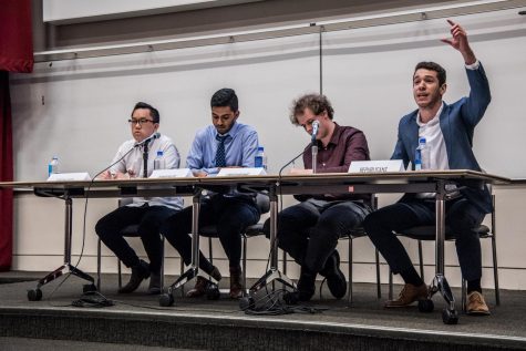 Campus Political Clubs Engage in Heated Debate on Internet Privacy, Tariffs