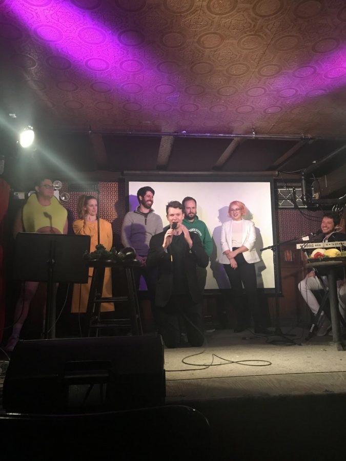 An+ensemble+of+comedians+performed+in+%22The+Roast+of+Vegetables%22+on+March+25+at+Union+Hall+in+Brooklyn.