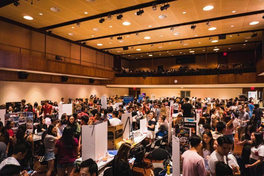 The+annual+Fall+Club+Fest+was+held+on+Sept.+5+on+the+9th+and+10th+floors+of+the+Kimmel+Center+for+University+Life.