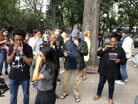 500 Harmonicas Serenade Washington Square Park