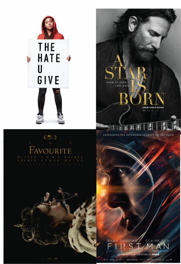 %28Clockwise+from+the+top+left%29+Movie+posters+for+%0A+%E2%80%9CThe+Hate+U+Give%2C%E2%80%9D+%E2%80%9CA+Star+is+Born%2C%E2%80%9D+%E2%80%9CFirst+Man%2C%E2%80%9D+and+%0A+%E2%80%9CThe+Favourite.%E2%80%9D