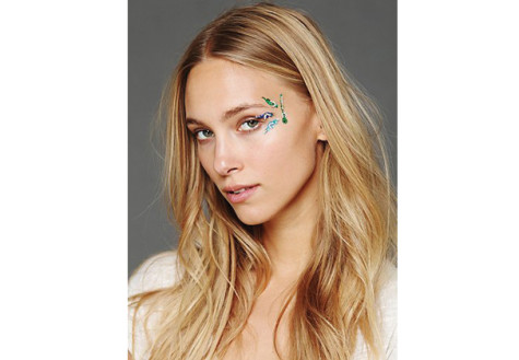 Face gems shine as trending accessory