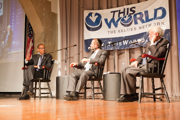 Elie Wiesel, Rwandan president discuss genocide