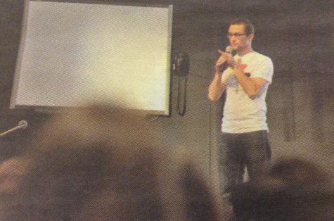 Joseph Gordon Levitt visits NYU