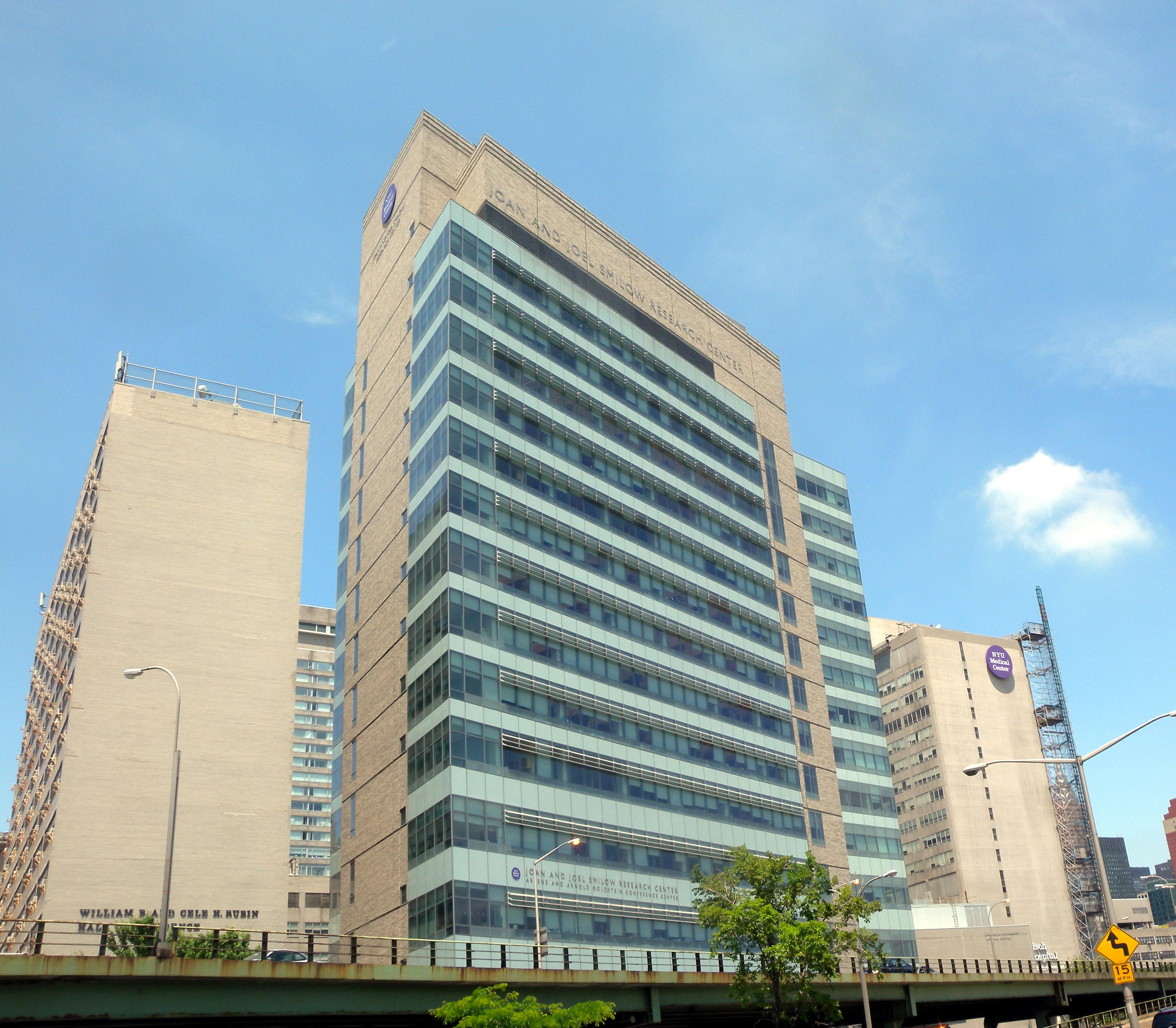Storm damages Langone research center